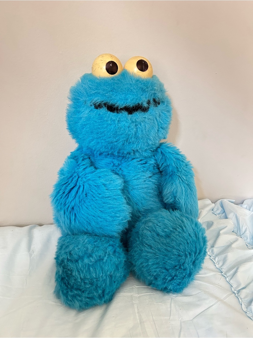 Rare Vintage 90’s Cookie Monster Rattle eyes 27 inches